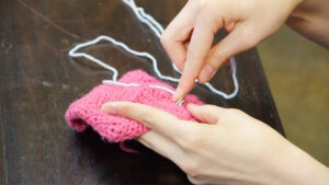 Embroider With Crochet Yarn