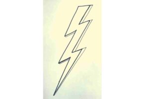 How to Draw a Lightning Bolt Easy