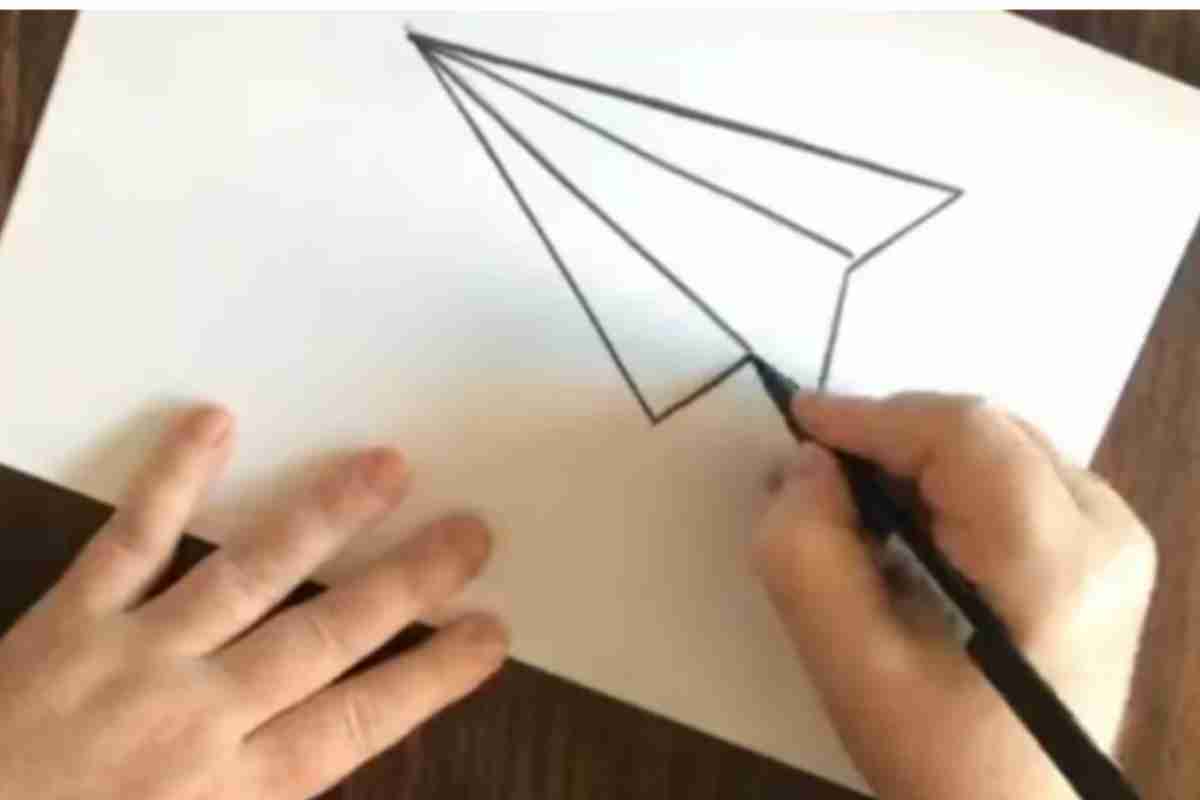 Wie man einen Papierflieger zeichnet