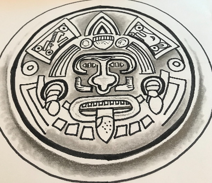 Wie man einen aztekischen Sonnenstein zeichnet