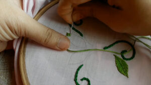 Embroidery With Yarn