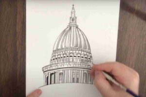 Drawing A Gothic Cathedral