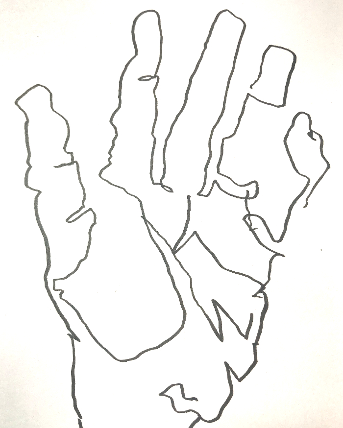 Zeichnen der Hand
