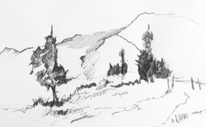 How to Draw a 5 Minute Landscape