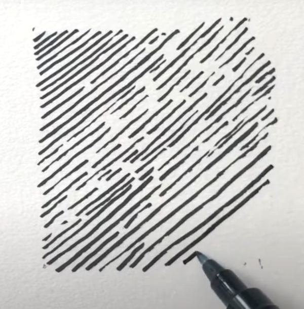 Diagonale Linien