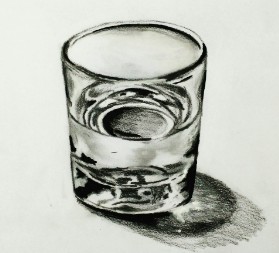 Wie man ein Glas Wasser zeichnet